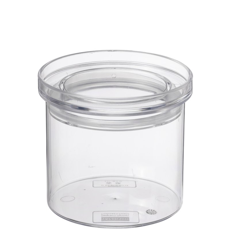 plast team boîte de conservation alimentaire Stockholm, 0,8 litre, rond, transparent